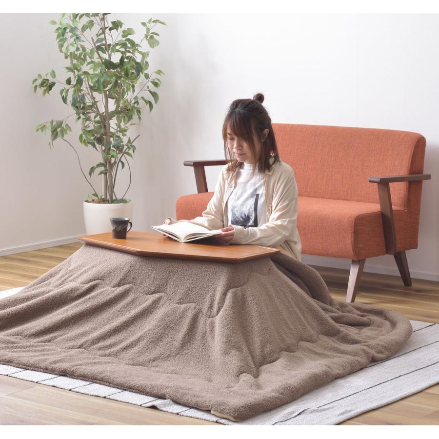 W80×D50 こたつ どこかアートな雰囲気をまとう六角形の個性派テーブル |  | 13