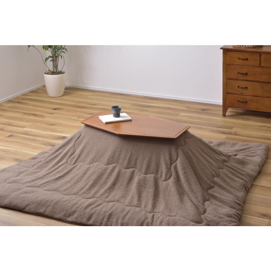 W80×D50 こたつ どこかアートな雰囲気をまとう六角形の個性派テーブル |  | 07