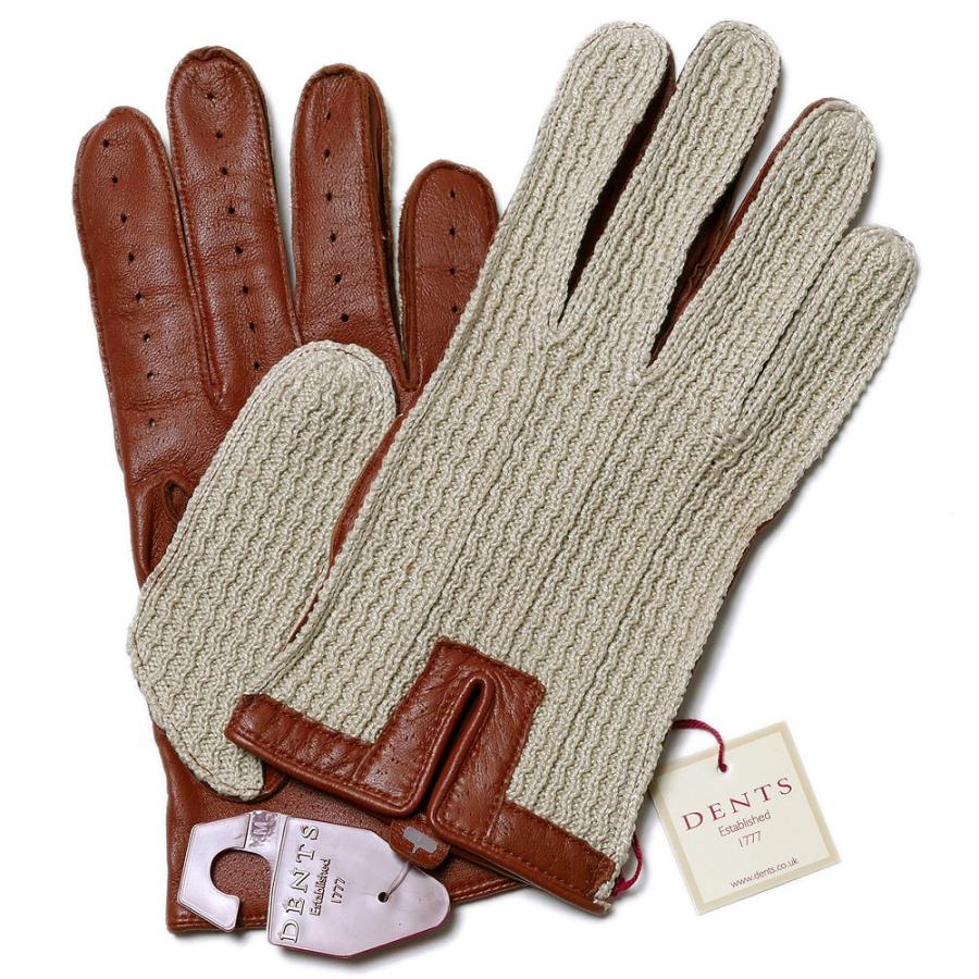 DENTS(デンツ)Handsewn deerskin drivingグローブ 男性用手縫い鹿革ドライビンググローブ | Dents