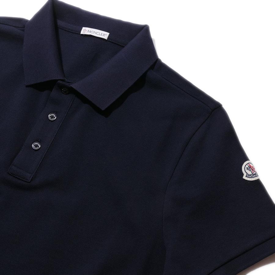 MONCLER（モンクレール） 鹿の子 ポロシャツ 8A70510 77Xネイビー