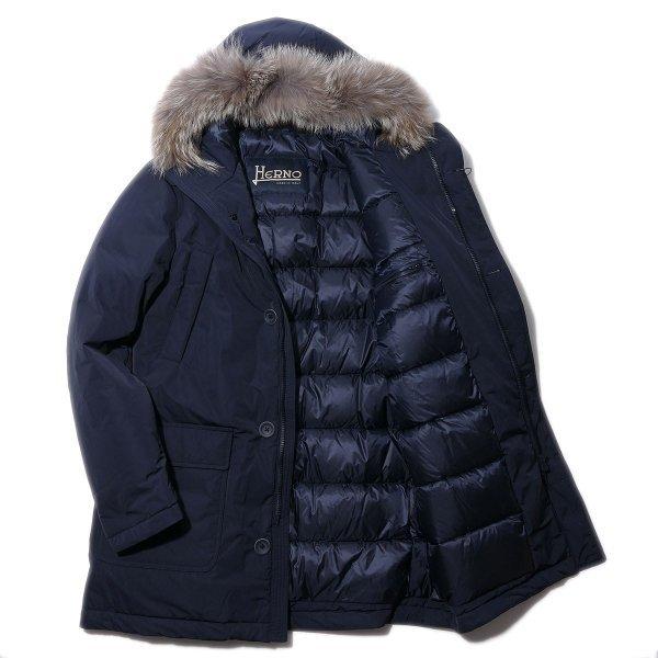 ヘルノ コヨーテファー ダウンジャケット Pi0602u 90ネイビー Herno コート メンズ 19 aw イタリア製 売れ筋 モーダオンラインyahoo 店 通販 Yahoo ショッピング