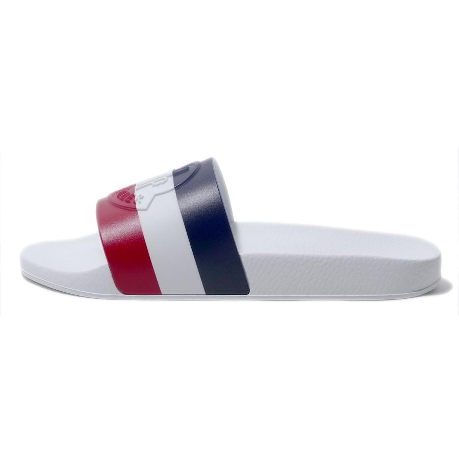 【国内即発】【送料無料】★MONCLER★BASILEサンダル★WHITE Optical White Basile Slides - Sandals & Sliders for Men