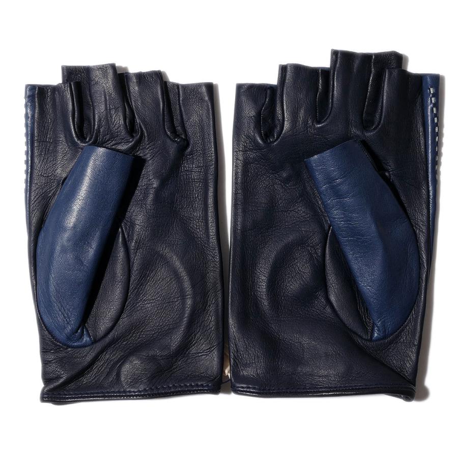 Merola メローラ カットオフ ドライビンググローブ ZU93 ブルー