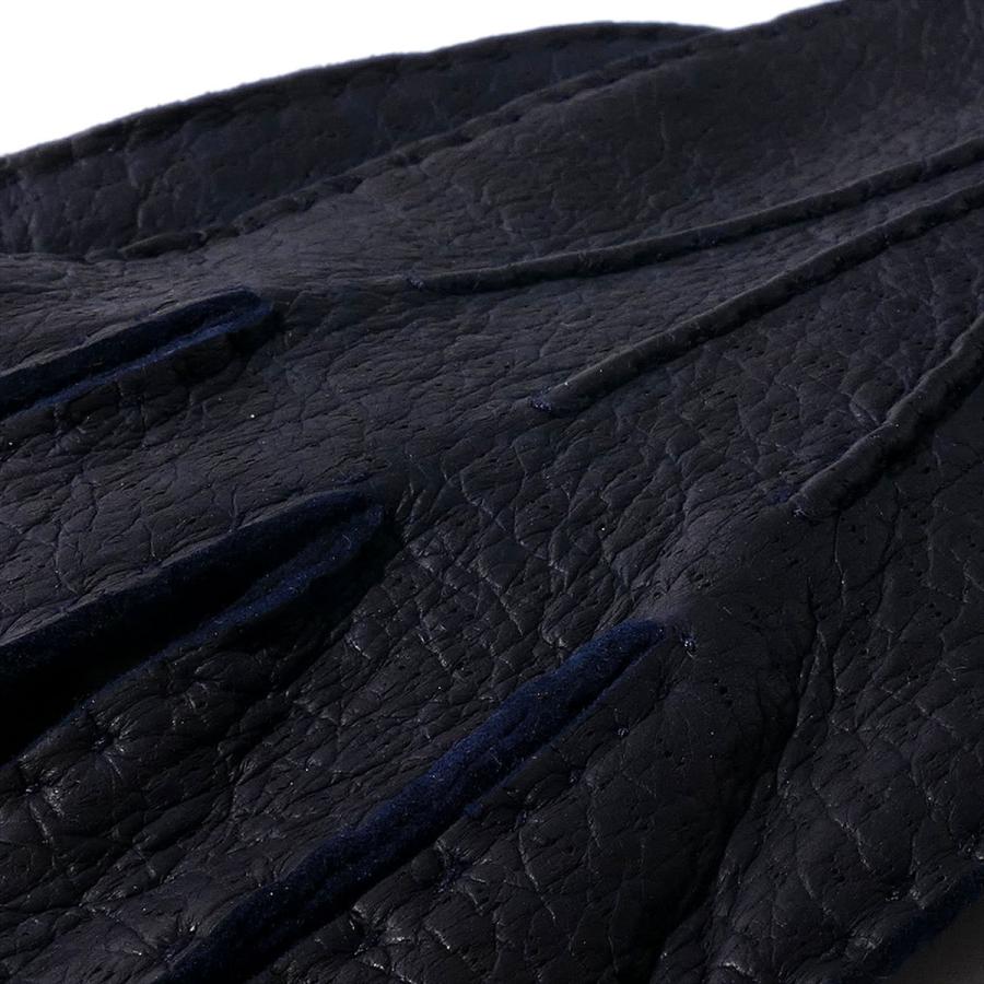 専用 メローラ ペッカリー黒紺灰 グローブ 革手袋 MEROLA メローラ 手袋 ペッカリー メンズ カシミア グローブ MEROLA