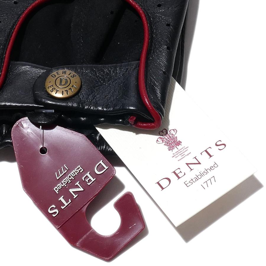 DENTS デンツ 送料無料 ドライビング グローブ 5-1011 Black/Berry  