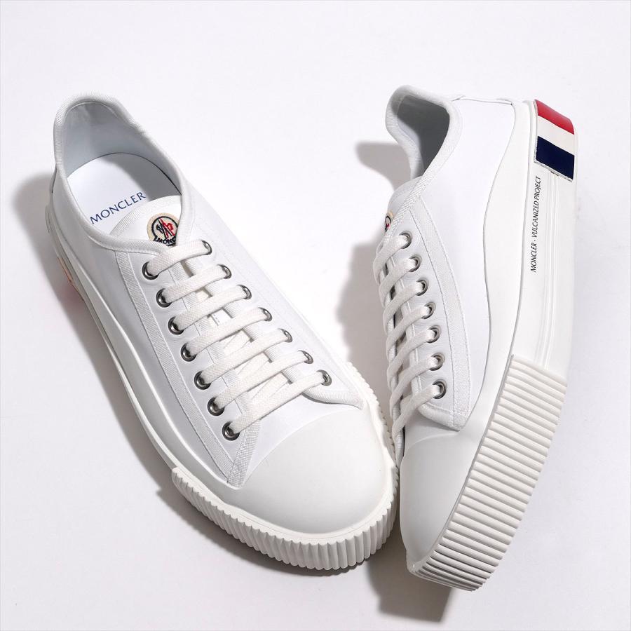 21 22aw Newモンクレール 001ホワイト バルカナイズソール レザースニーカー Glissiere 001ホワイト Glissiere メンズ Moncler Moncler ブランド ギフト21aw モーダオンライン店 限定数特別価格