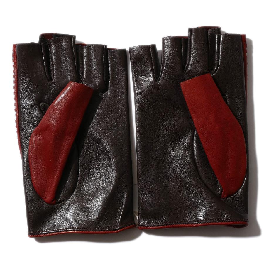 【24時間以内発送】 メローラ カットオフ ドライビンググローブ ZU93(ブラウン/チョコ)ラムナッパ【イタリア製】MEROLA 手袋指なし メンズ【手ぶくろ 男性用 】半指 【1883074538】(10450円)