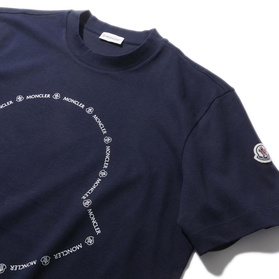 2022SS NEWモンクレール Tシャツ 8C00027 778ネイビー MONCLER