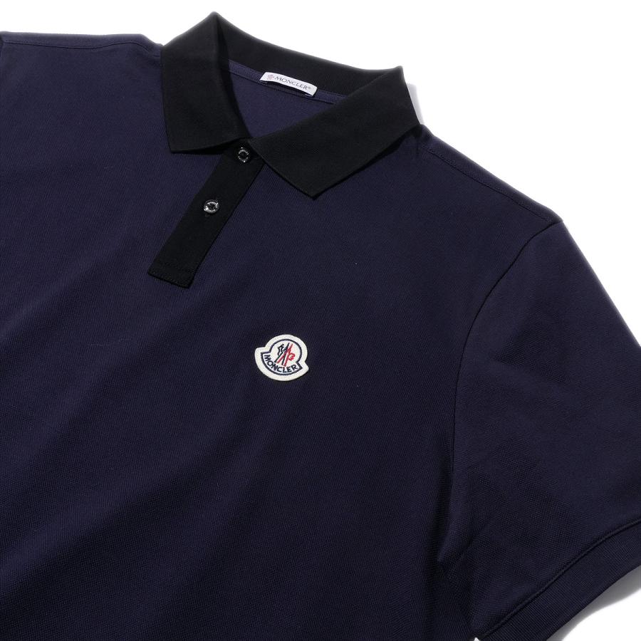 MONCLER（モンクレール） ポロシャツ 8A00017 77X ディープブルー