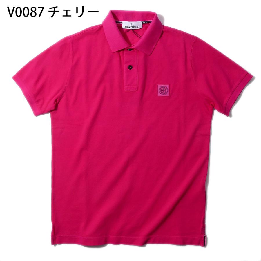STONE ISLAND ストーンアイランド ガーメントダイ鹿の子ポロシャツ