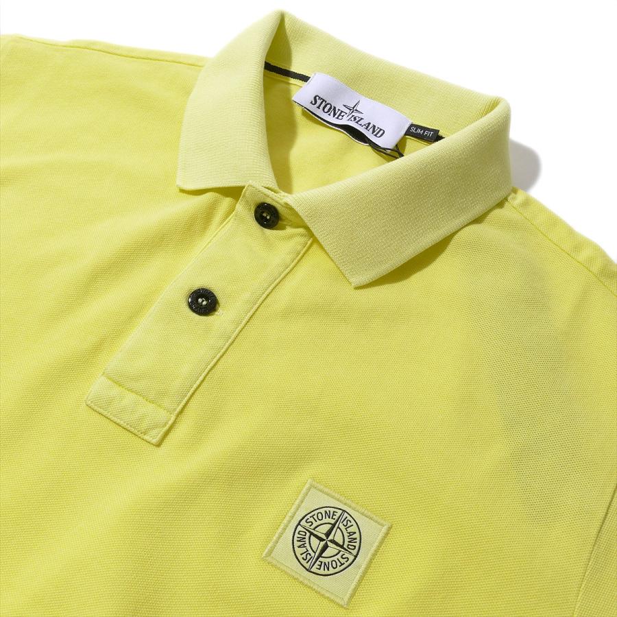 STONE ISLAND（ストーン アイランド） ガーメントダイ鹿の子ポロシャツ