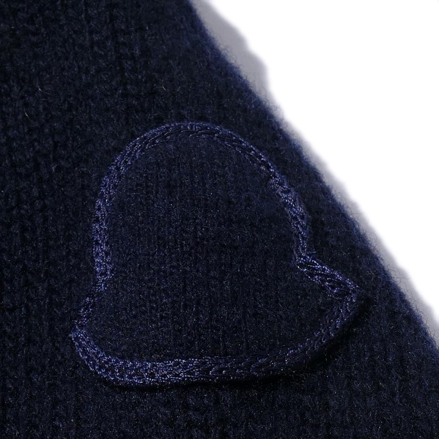 SALE/即発MONCLERイタリア製ニットジップアップパーカー 9B00016 MONCLER モンクレール イタリア製ウールニットジップアップ