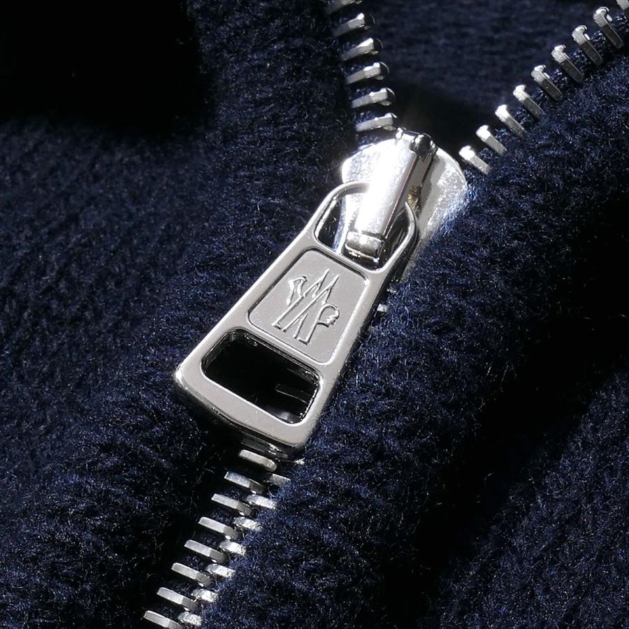 SALE/即発MONCLERイタリア製ニットジップアップパーカー 9B00016 MONCLER モンクレール イタリア製ウールニットジップアップ