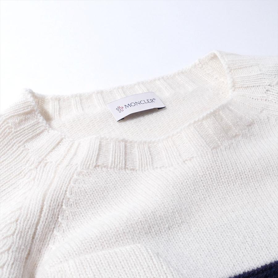 MONCLER モンクレール クルーネックニット 9C00001 P07オフホワイト 