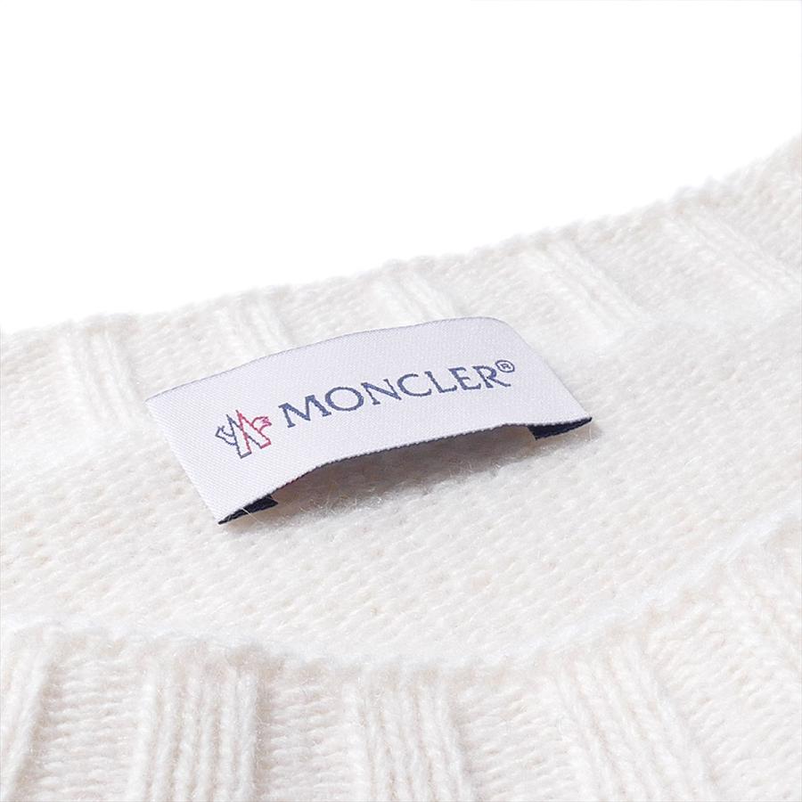 MONCLER モンクレール クルーネックニット 9C00001 P07オフホワイト 