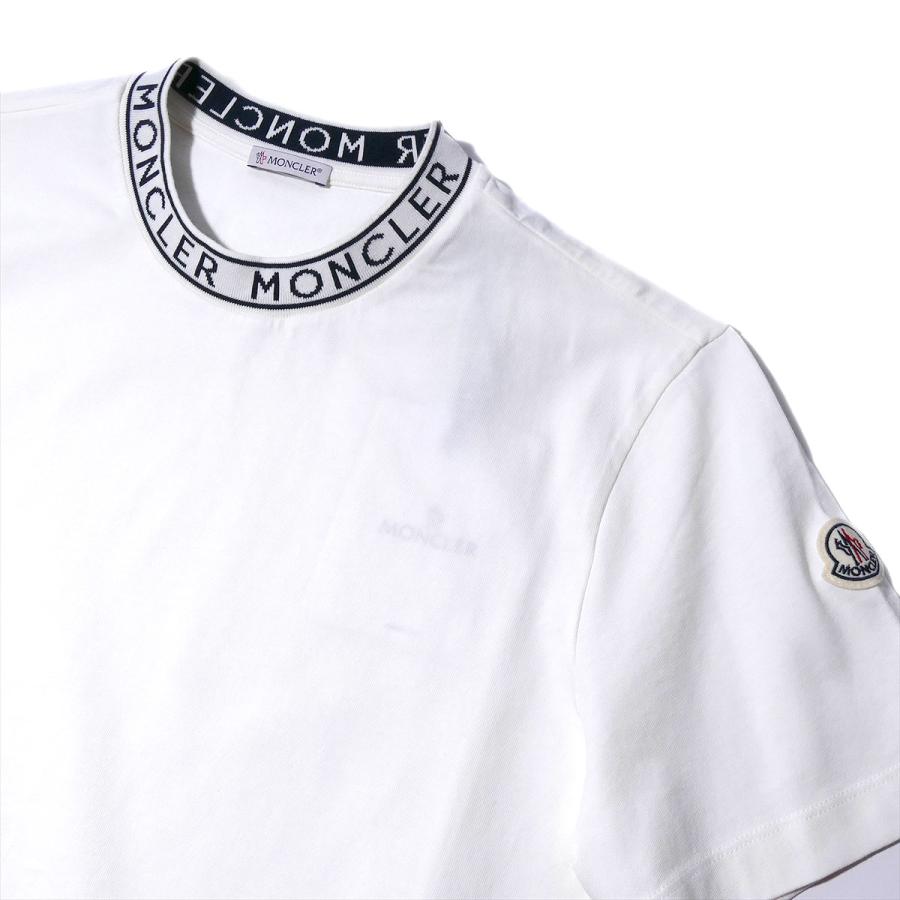 MONCLER モンクレール Tシャツ 8C00024 032オフホワイト メンズ 半袖 