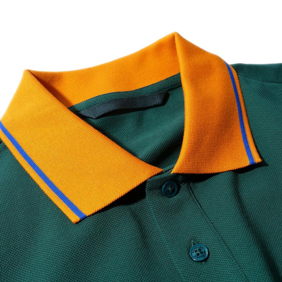 MONCLER（モンクレール） ポロシャツ 8A00012 87Eグリーン メンズ 半袖