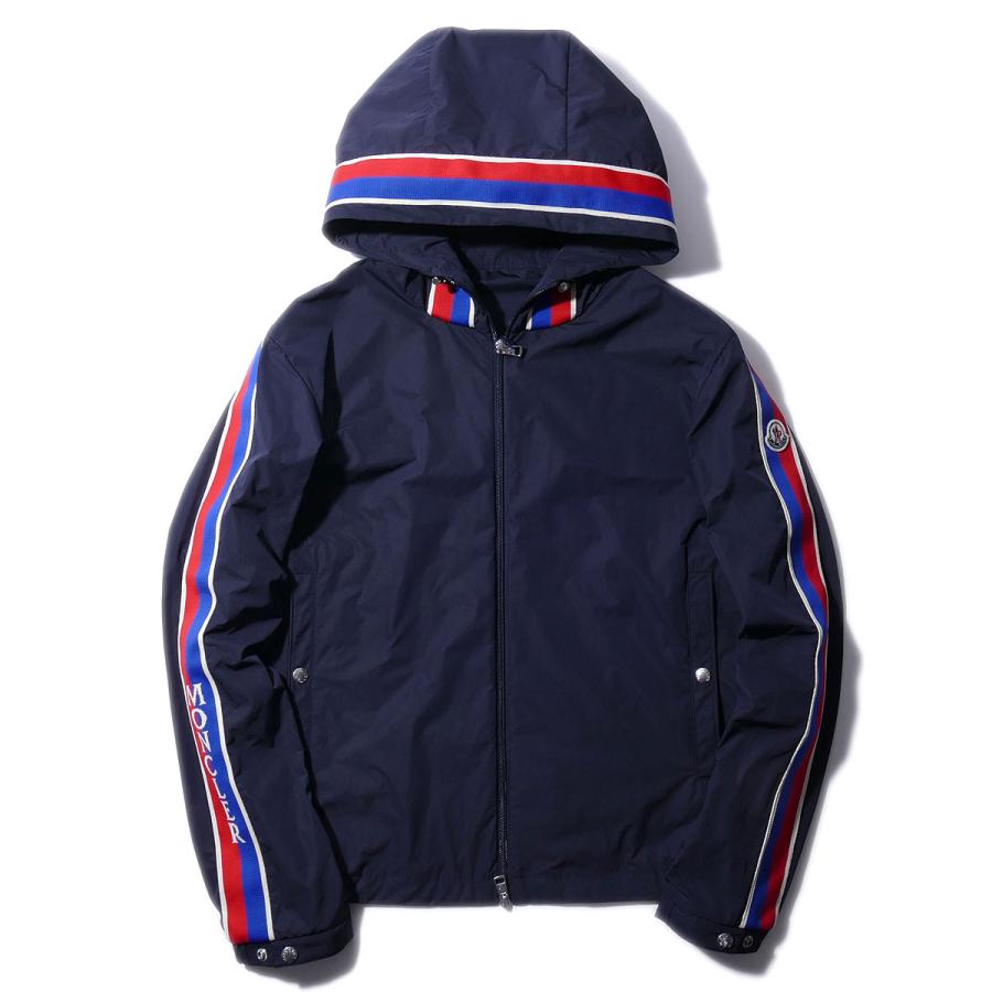 モンクレール フーデッドジャケット RUKBAT 74Sネイビー MONCLER メンズの画像