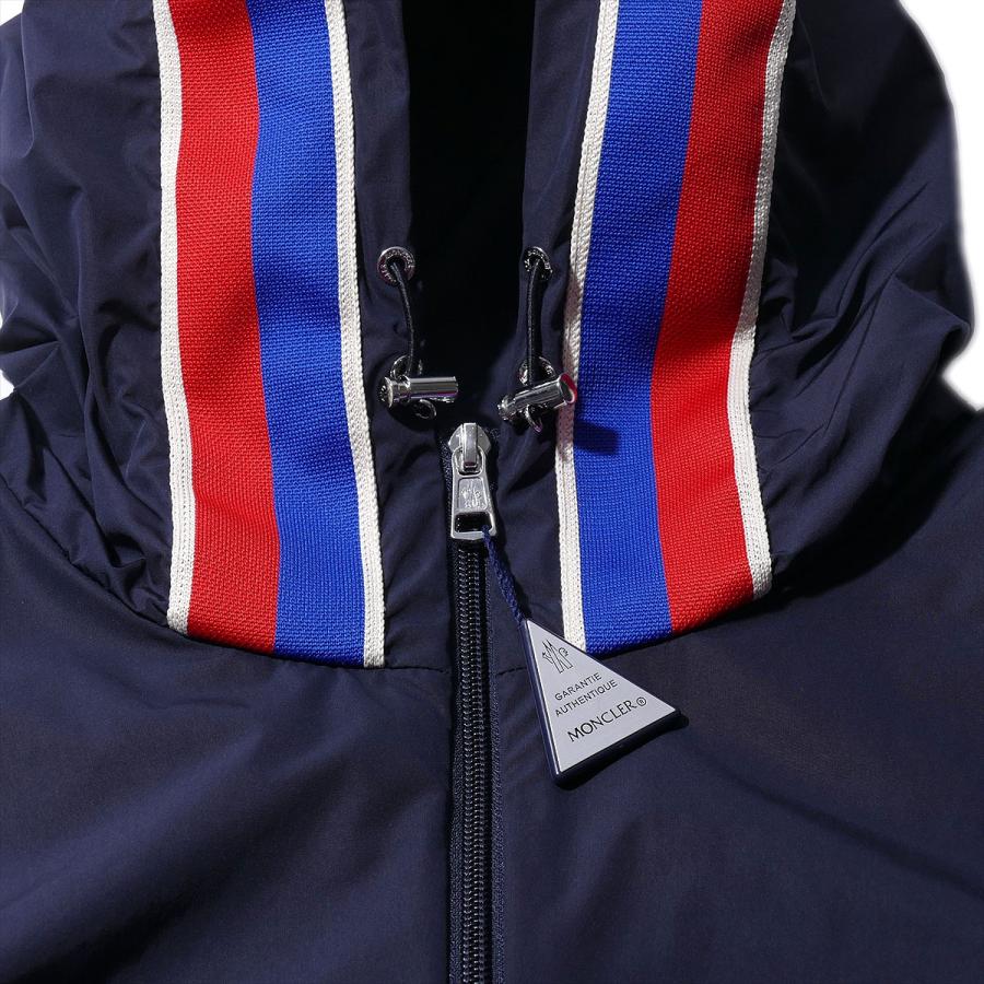 モンクレール フーデッドジャケット RUKBAT 74Sネイビー MONCLER メンズの画像