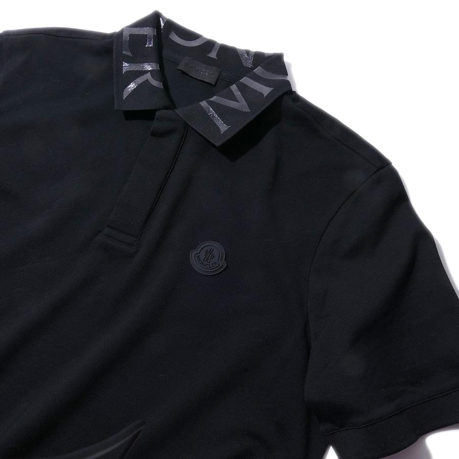 MONCLER モンクレール ポロシャツ 8A00004 999ブラック メンズ