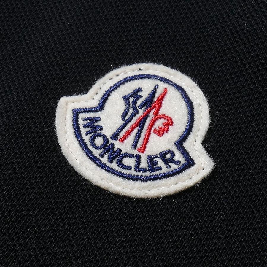 MONCLER モンクレール ポロシャツ 8A00015 999ブラック メンズ MONCLER モンクレール ポロシャツ 8A00015 999ブラック メンズ