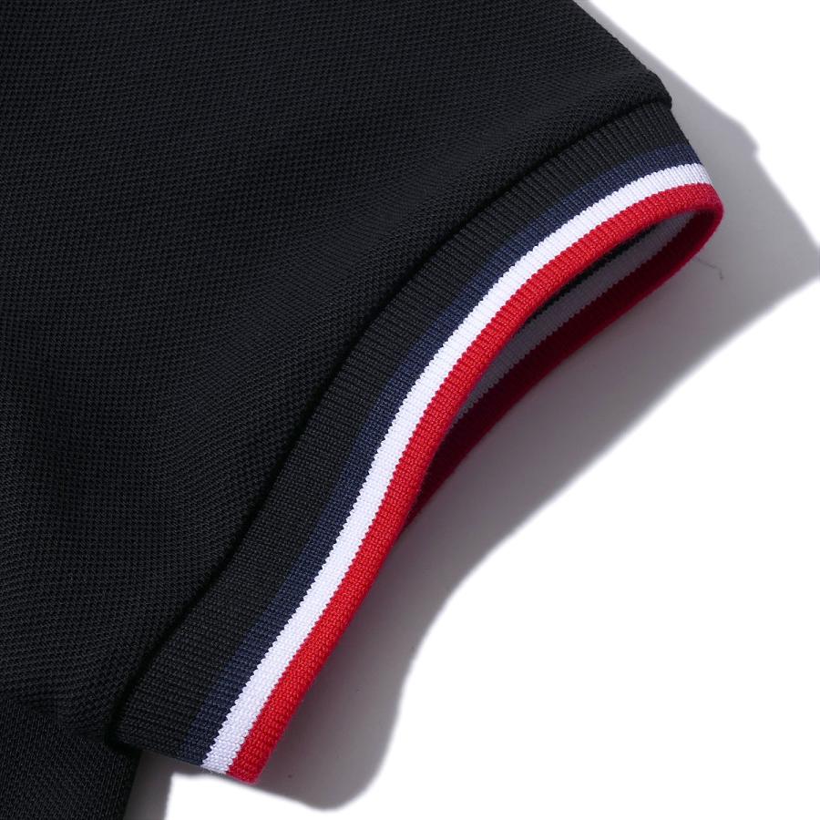 MONCLER モンクレール ポロシャツ 8A00015 999ブラック メンズ MONCLER モンクレール ポロシャツ 8A00015 999ブラック メンズ