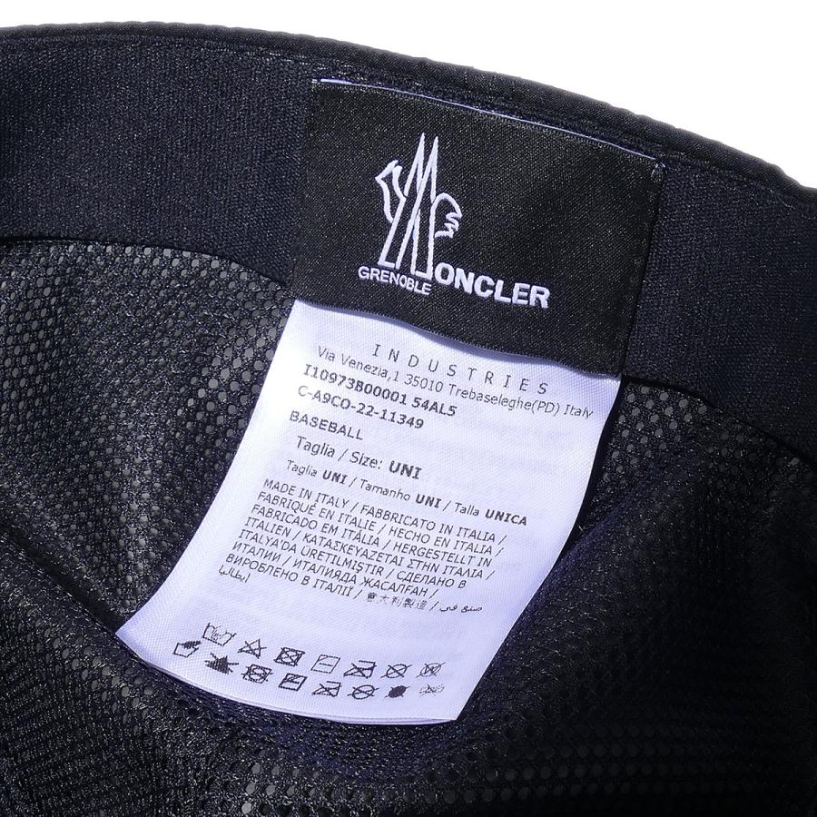 美品　MONCLER GORE-TEX キャップ　ブラック　国内正規品　タグ有 MONCLER（モンクレール） グルノーブル GORE-TEX ベースボールキャップ