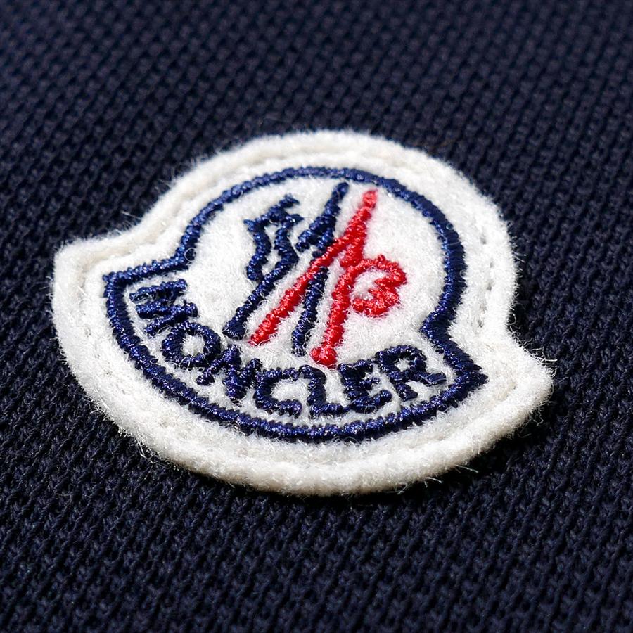 モンクレール 鹿の子 ポロシャツ8A70300 77Xネイビー MONCLER 半袖 大きいサイズ メンズ  ハイ ブランド ギフトの画像