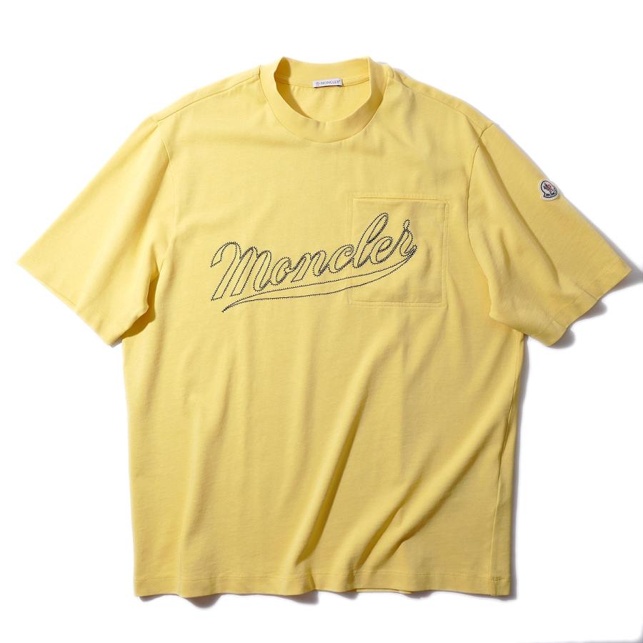 MONCLER（モンクレール） Tシャツ 8C00005 180イエロー メンズ 半袖