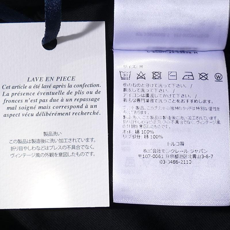 MONCLER（モンクレール） Tシャツ 8C00020 999ブラック メンズ 半袖