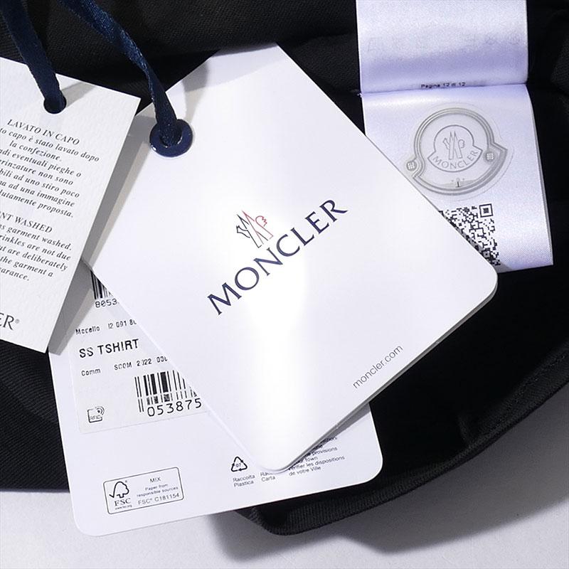 MONCLER（モンクレール） Tシャツ 8C00020 999ブラック メンズ 半袖