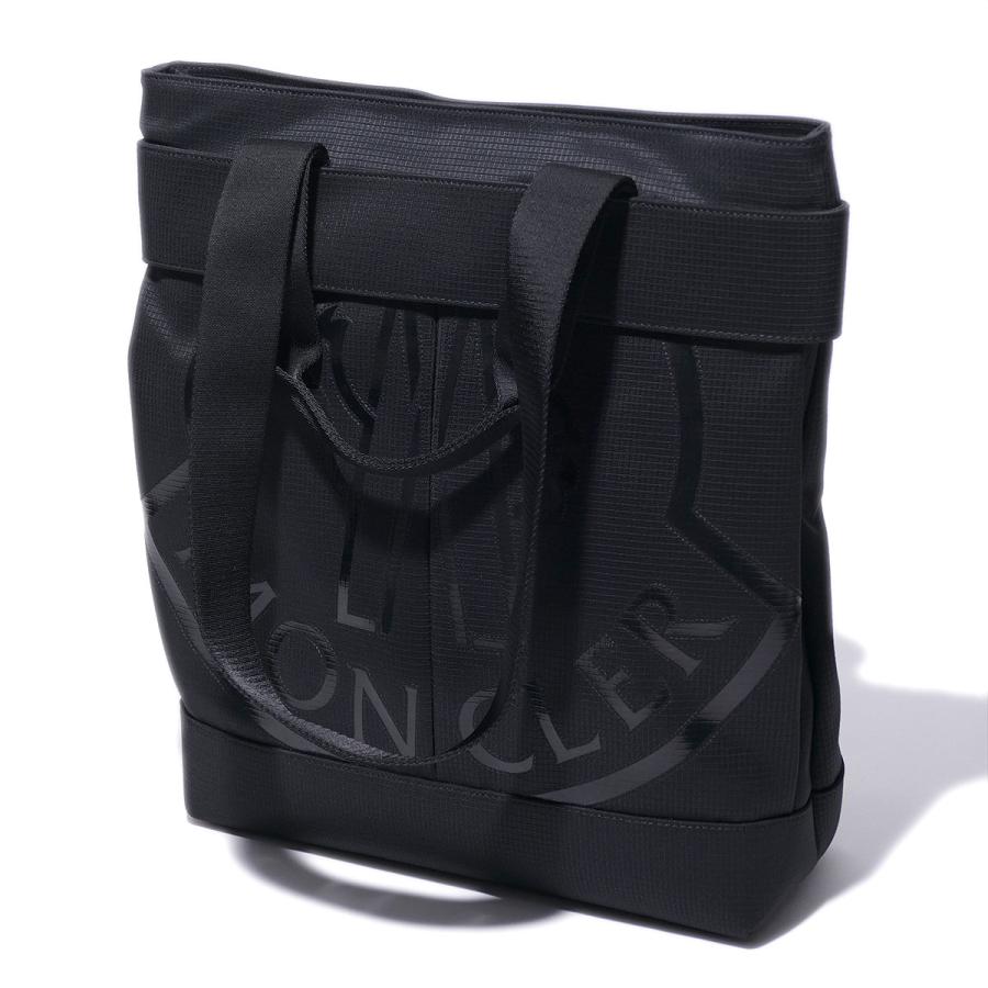 モンクレール MONCLER トートバッグ ブラック　イタリア製 モンクレール MONCLER トートバッグ ブラック イタリア製 - メルカリ