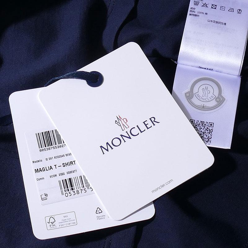 MONCLER モンクレール ダブルロゴTシャツ 8C00048 メンズ 半袖 MONCLER モンクレール ダブルロゴTシャツ 8C00048 メンズ 半袖