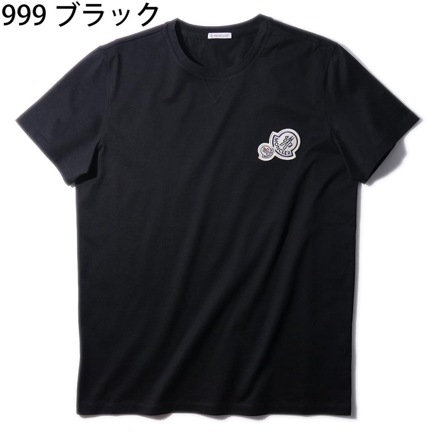 MONCLER モンクレール ダブルロゴTシャツ 8C00048 メンズ 半袖 MONCLER モンクレール ダブルロゴTシャツ 8C00048 メンズ 半袖