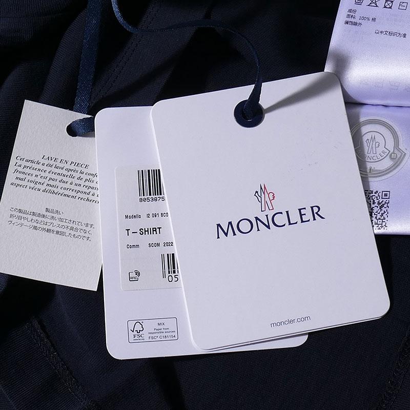MONCLER（モンクレール） Tシャツ 8C00047 778ネイビー メンズ 半袖