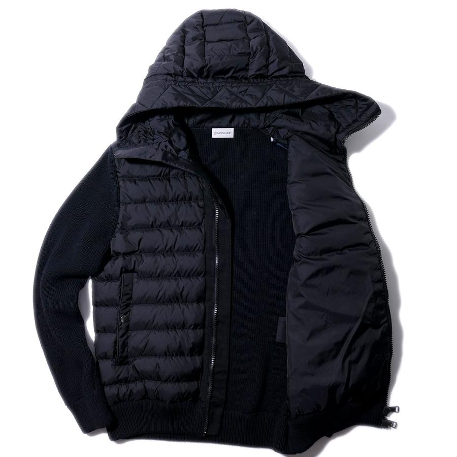 MONCLER（モンクレール） カーディガン 9B50800 999ブラック ニット
