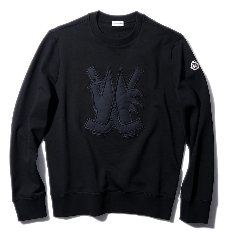 MONCLER モンクレール スウェットシャツ 8G00058 999ブラック メンズ 