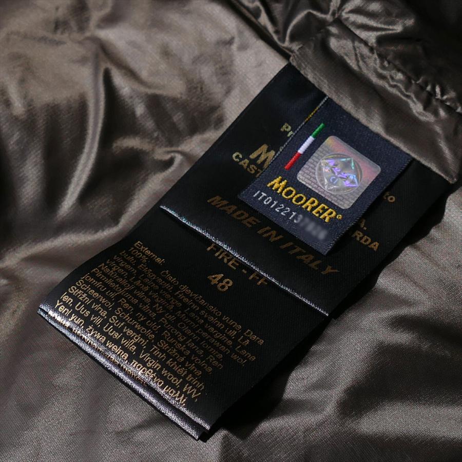 MOORER ムーレー ウールフランネルダウンベスト イタリア製 FIRE-FF
