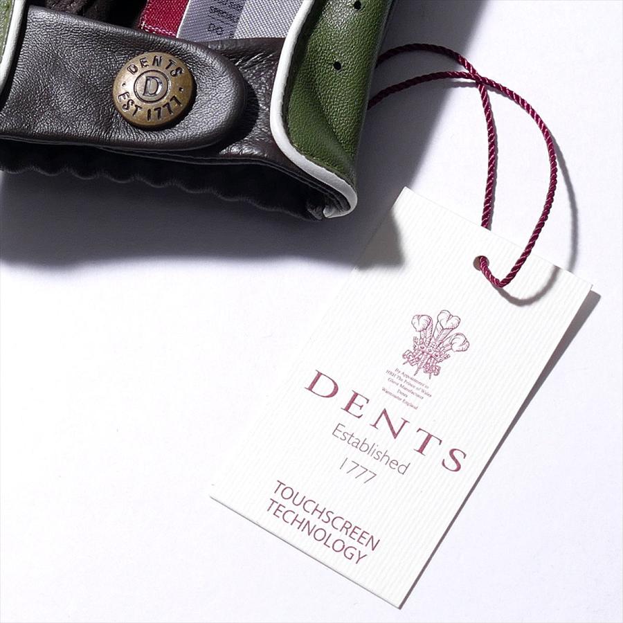 DENTS デンツ タッチスクリーンレザードライビング グローブ 5
