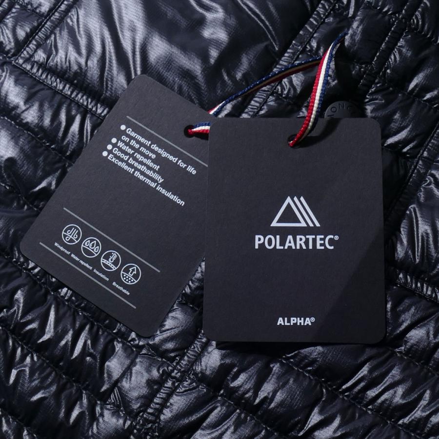 モンクレールグルノーブル ダウンベスト OLLON 999ブラック MONCLER メンズの画像