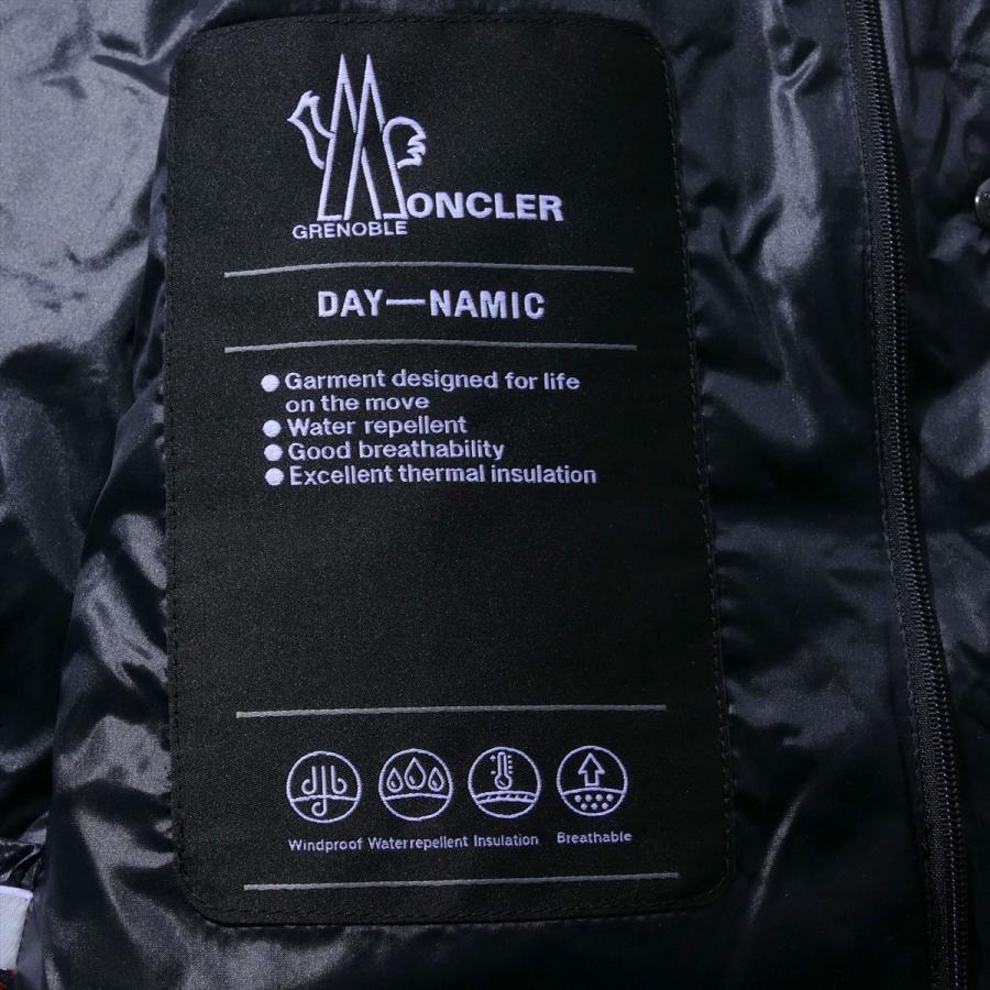 モンクレールグルノーブル ダウンベスト OLLON 999ブラック MONCLER メンズの画像