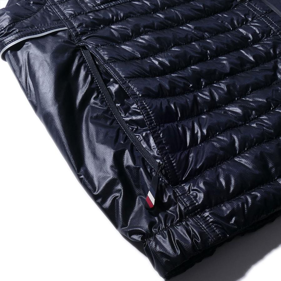 モンクレールグルノーブル ダウンベスト OLLON 999ブラック MONCLER メンズの画像