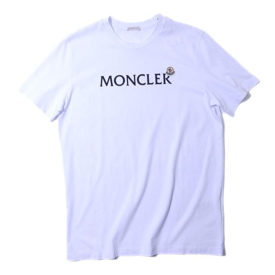 MONCLER モンクレール Tシャツ 8C00057 001ホワイト メンズ 半袖 MONCLER モンクレール Tシャツ 8C00057 001ホワイト メンズ 半袖