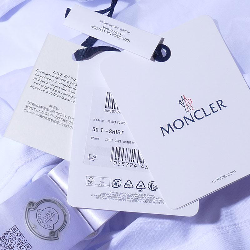 MONCLER モンクレール Tシャツ 8C00057 001ホワイト メンズ 半袖 MONCLER モンクレール Tシャツ 8C00057 001ホワイト メンズ 半袖