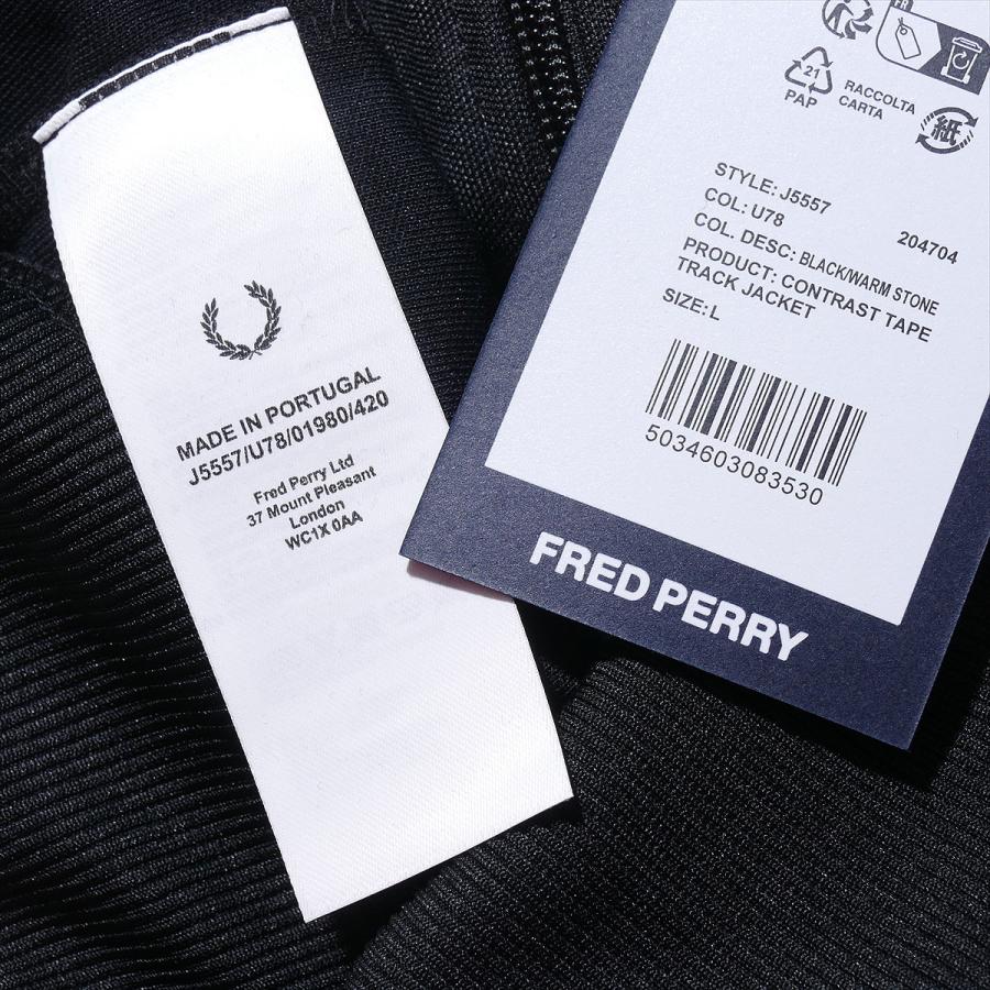 2024SS  フレッドペリー セットアップ トラックジャケット J5557 T5507 U78ブラック FRED PERRY パンツ上下 ジャージ メンズ 半袖 2024年春夏｜modaonline1｜14