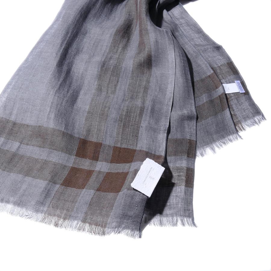 ブルネロクチネリ リネン100％ 春夏 大判ストール MSC626AV CN298  