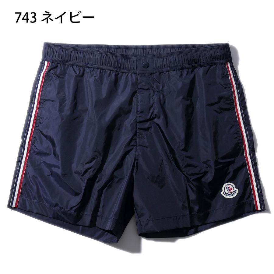 正規品MONCLERモンクレールスイムウェア ショートパンツ デニムカラー【L】 MONCLER（モンクレール） スイムショーツ 2C00014 BOXER MARE MONCLER