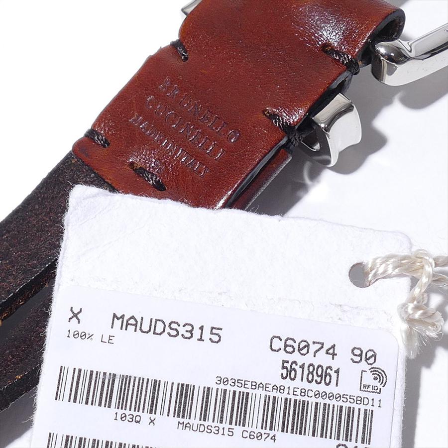 BRUNELLO CUCINELLI（ブルネロクチネリ） レザーベルトMAUDS315 C6074
