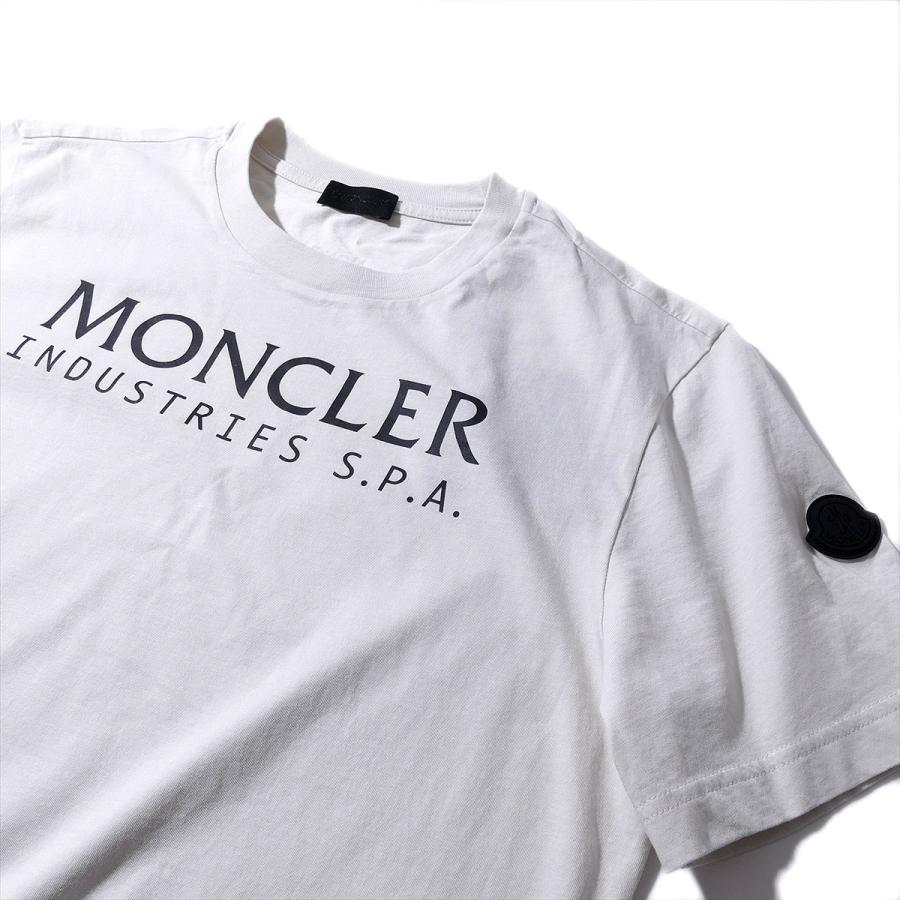 【美品 24年】MONCLER 長袖 Tシャツ ロゴ マグリア アイスグレー S MONCLER モンクレール Tシャツ 8C00014 90Dアイスグレー メンズ