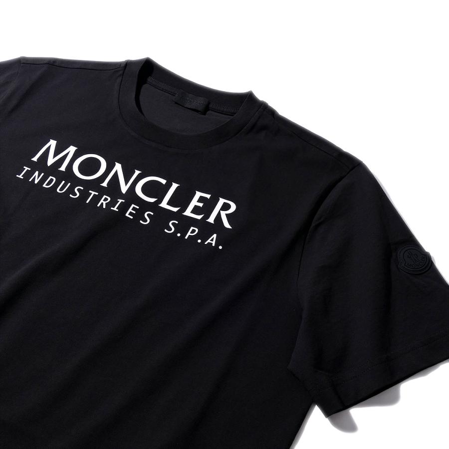 2024AW NEWモンクレール Tシャツ 8C00014 999ブラック MONCLER メンズ 